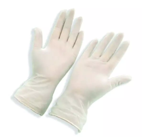 Рукавички господарські вінілові, 100шт в коробці, розмір L m- 4.5g WERK